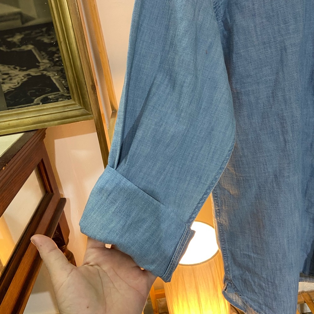 Denim Shirt. Size- L (REGULAR FIT) - Picture 5 of 8